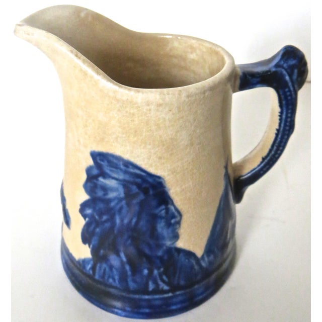 "Sleepy Eye" Complete Set of 5 Stoneware Pitchers, American, Circa 1905 For Sale - Image 15 of 18