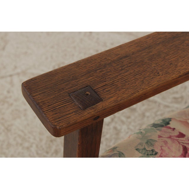 Antique L & j.g. Stickley Mission Oak Rocking Chair For Sale - Image 14 of 18
