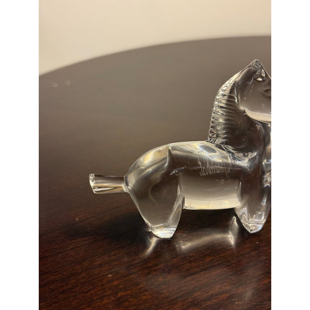 Baccarat Crystal Trojan Horse Figurine For Sale - Image 12 of 12