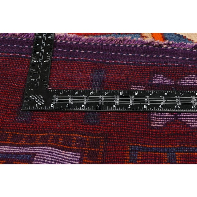 Vintage Kurdish Pictorial Rug - 04'04 X 11'05 For Sale In Dallas - Image 6 of 9