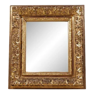 Mike Bell Ornate Gold Colored Mirror
