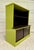 Wood Mid-Century Modern Bookcase Display Etagere With Sliding Doors For Sale - Image 7 of 11