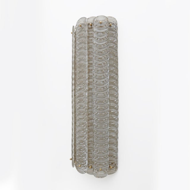 Mid-Century Modern Mid-Century Modern Italian Murano Glass Sconces, 2000s, Set of 2 For Sale - Image 3 of 10
