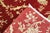 Red 8x10 Deep Red & Gold Chinoiserie Rug | 8'2"x10'3" Hand-Knotted Afghan Wool For Sale - Image 8 of 8