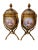A pair of fine quality napoleon iii sèvres style ormolu-mounted porcelain vase, 1860. The gilt pinatum finial mounted lids...