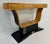 Osvaldo Borsani Italian Art Deco Console in Birch Burl and Black Lacquer by Osvaldo Borsani, 1940s For Sale - Image 4 of 13