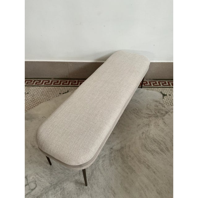 SUNPAN Koffi Upholstered Bench From Sunpan For Sale - Image 4 of 10