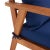 Wood Deacon 4 Piece Living Set - Natural/Navy For Sale - Image 7 of 10