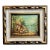 Vintage 1970’s Small French Landscape Oil Painting in Ornate Frame For Sale