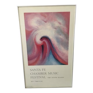 1982 Sante Fe Chamber Music Festival the Tenth Season Poster For Sale