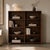 Bookcase / room divider produced by omann jun., model no. 6, in denmark during the 1960s. executed with adjustable shelves...