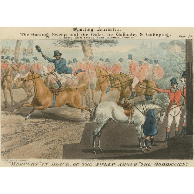 Henry alken "sporting anecdotes - the hunting sweep and the duke or gallantry & galloping - a sketch from nature near...