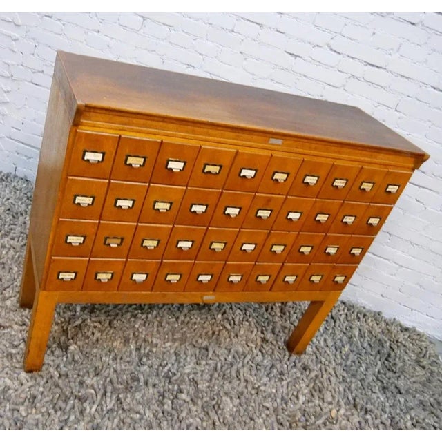 Oak Cabinet with 40 Drawers, Germany, 1930s or 1940s For Sale - Image 17 of 18
