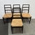Design Plus Gallery presents a Set of Four Dining Side Chairs. They chairs are an interpreted style of rustic with a blend...