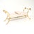 Vintage French Brass Bench, 1970s For Sale - Image 10 of 10