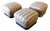1980s Attributed to Karl Springer Rolling Chrome Souffle Pouf Ottomans in Leopard - Set of 3 For Sale