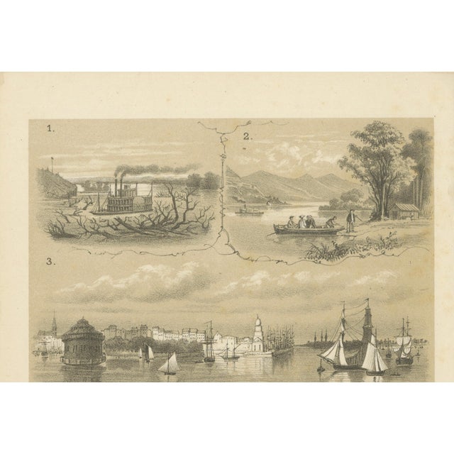 J.M. Schalekamp & G. van den Berg, Missouri, Lake Champlain, New York, San Francisco & Cotton Harvest, 1879, Paper For Sale - Image 4 of 9