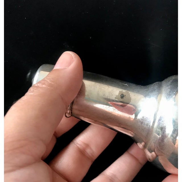 Silver Vintage Mid Century Modern Silver Plated Salt & Pepper Shakers International Silver - Set of 2 For Sale - Image 8 of 9