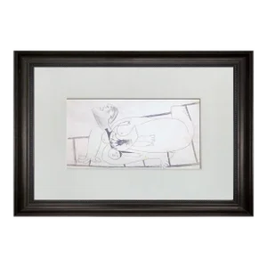 Pablo Picasso Lithograph Guernica Study "9.Mai.37" Ltd Ed W/Custom Frame