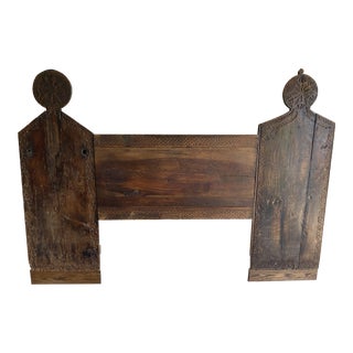 Early 20th Century Balinese Style King Headboard For Sale
