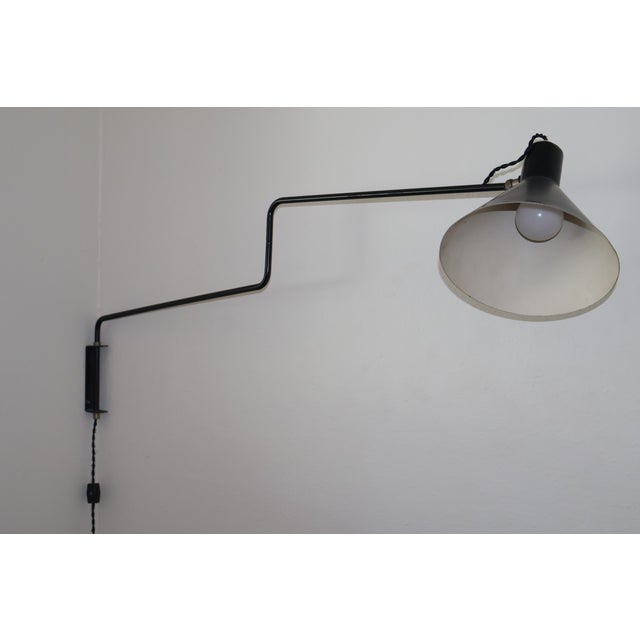 Wall Sconce by J. Hoogervorst for Anvia Almelo, Netherlands, 1950s For Sale In Los Angeles - Image 6 of 16