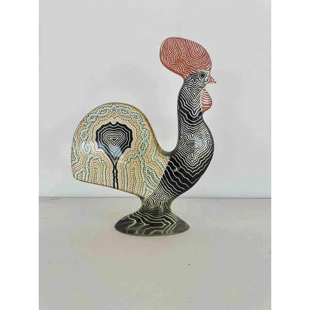Abraham Palatnik, Modernist Rooster Sculpture, 1974, Multicolored Acrylic Resin For Sale - Image 6 of 18
