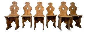 Set of Rustic Chairs, Set of 6