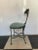 Metal 1990s Green Steel Patinated Klismos Chairs - A Pair For Sale - Image 7 of 13