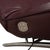 Animal Skin Burgundy Jonas Lounger with Electric Relaxation Function from Koinor For Sale - Image 7 of 18
