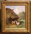 French Pair 19th Century French Barnyard Oil Paintings Signed Charles Maréchal For Sale - Image 3 of 12