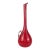 19" Mid 20th Century Italian Cased Ruby Red & Opalina Glass Ewer — Murano / Empoli Style For Sale