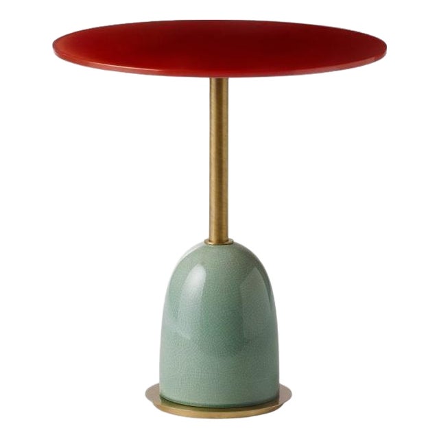 Pins Round Side Table by Marioni For Sale