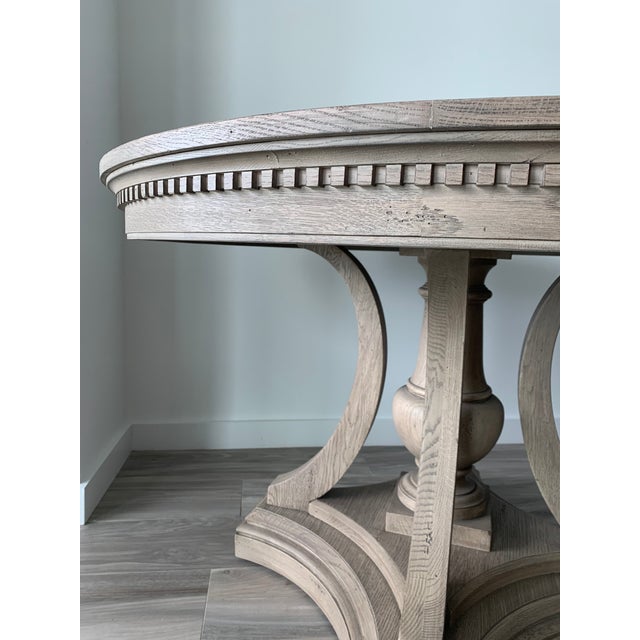 Restoration Hardware Round Dining Table Chairish