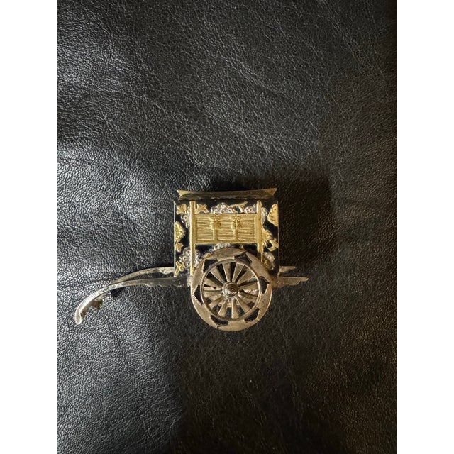 1920s Japanese Sterling Rickshaw Salt & Pepper Shakers For Sale In New York - Image 6 of 12