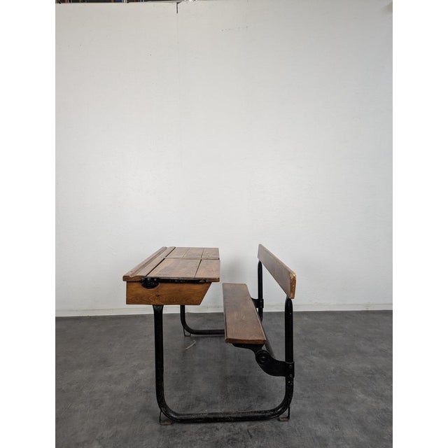 Modern Modern School Desk in Wood For Sale - Image 3 of 8