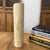 Rustic Textured Cylinder Shaped Cream & Ochre Prem Vase For Sale - Image 3 of 9