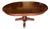 Vintage 1970s Ethan Allen "Old Tavern" Antiqued Pine Round-to-Oval Extension Dining Table With One Leaf. For Sale