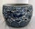 Large 20" Vintage Japanese Blue & White Porcelain Phoenix Jardinière - Signed For Sale In Dallas - Image 6 of 18