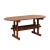 19th Century Swedish Falun Red Wood Trestle Breakfast Table or Desk For Sale - Image 12 of 12