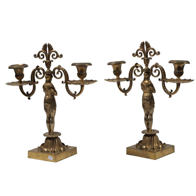 Vintage French Candelabras, Set of 2 For Sale - Image 3 of 6