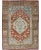 Antique Persian Malayer Rug With Geometric Medallion Design For Sale