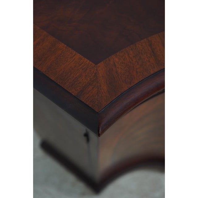 Henkel Harris Mahogany Inlaid 4 Door Server For Sale - Image 10 of 12