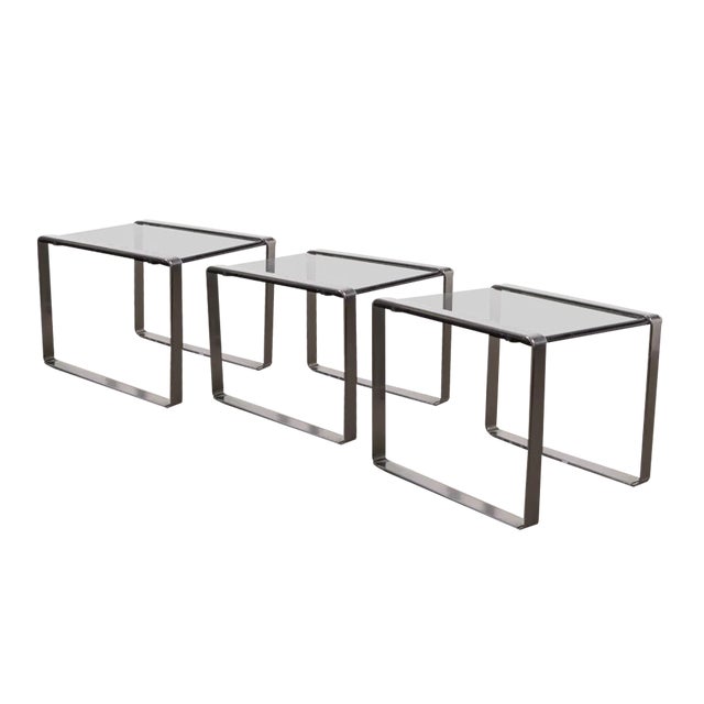 Nesting Tables, 1970s, Set of 3 For Sale