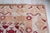 9x12 Coral Hand-Knotted Wool Linked Rosettes Geometric Modern Carpet Rug For Sale - Image 4 of 8
