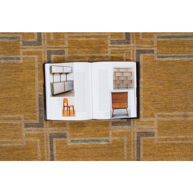 Contemporary Scandinavian Style Geometric Wool Rug by Rug & Kilim, India For Sale - Image 10 of 11