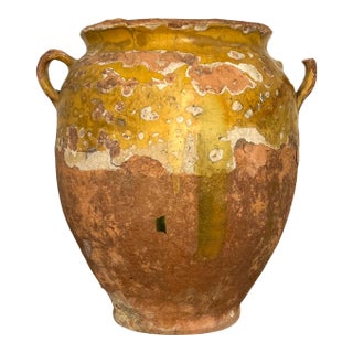 Antique French Confit Pot For Sale