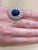 Chantecler 12 Ct Sapphire 22 Ct Diamond VS/E-F Color Ring & Earring Set 18 KYG For Sale - Image 11 of 18