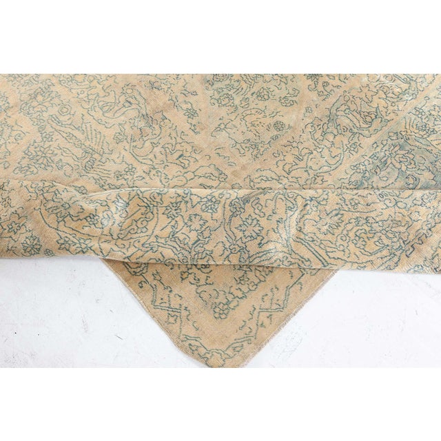 Late 19th Century Fine Anitque Indian Animal Hand Knotted Wool Rug For Sale - Image 5 of 8