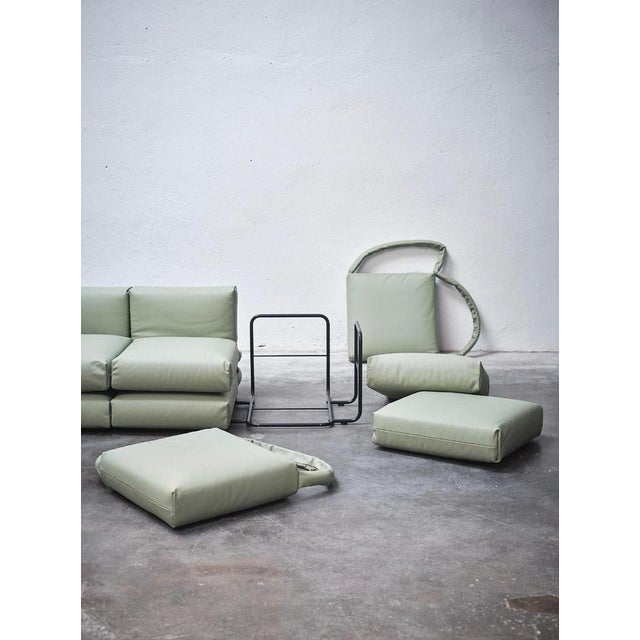 Corner Playful Pillow Sofa in Leather by Muller Van Severen for BD Barcelona For Sale - Image 10 of 11