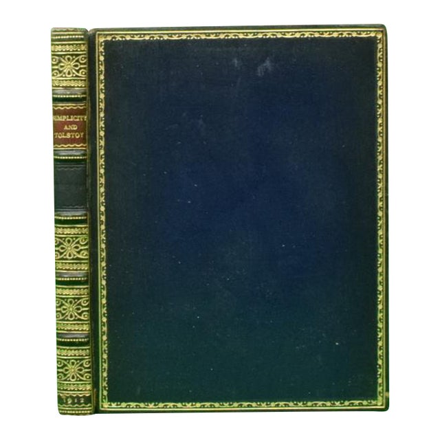 "Simplicity and Tolstoy" 1912 Chesterton, g.k. For Sale